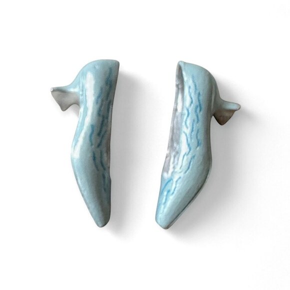 Vintage A pair of Miniature Metal Pumps, Philippe Model, from 80s,‎ very rare - Picture 5 of 9